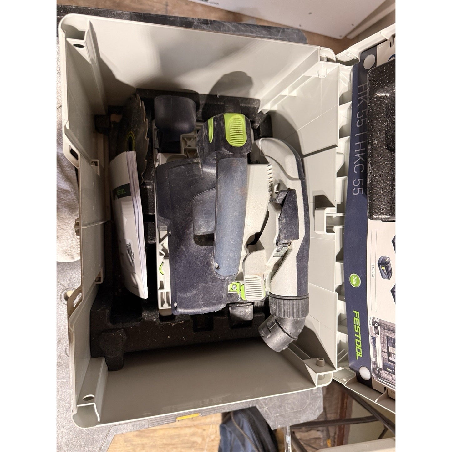 Festool HKC 55 EB-F Basic 18V Cordless track Saw 576164