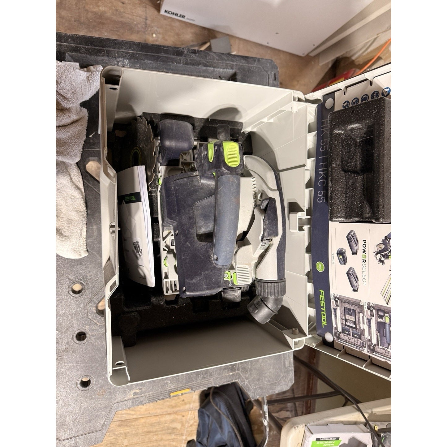 Festool HKC 55 EB-F Basic 18V Cordless track Saw 576164